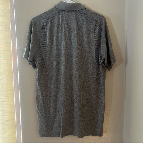 Lululemon Metal Vent Tech Polo Shirt – Men’s Medium – Heather Gray - Picture 2 of 9